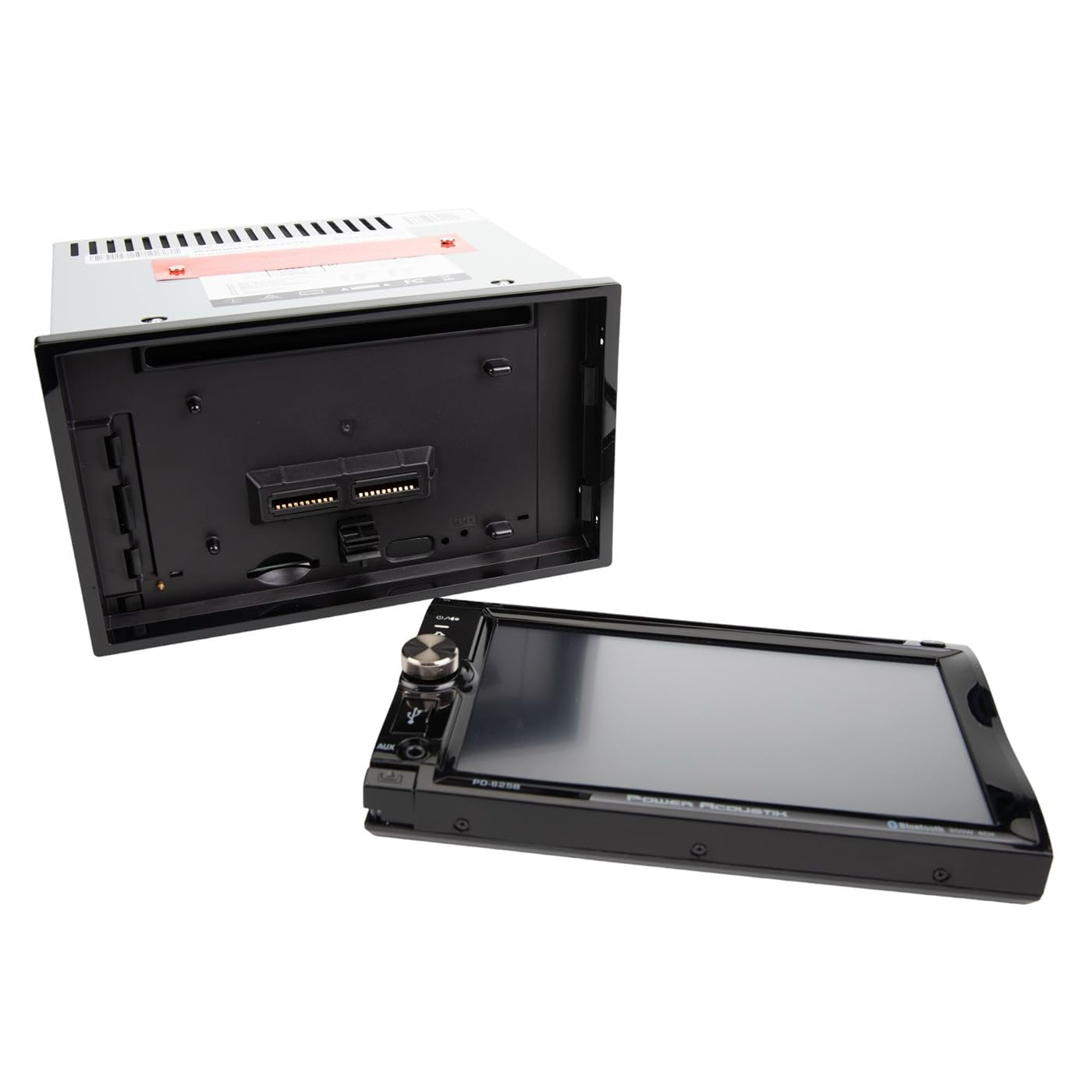 Power Acoustik PD-625B, 6.2 Inch Double Din Car Stereo, Detachable Face DVD 2-Din Multimedia Receiver Radio with Bluethooth and Back Up Camera Ready