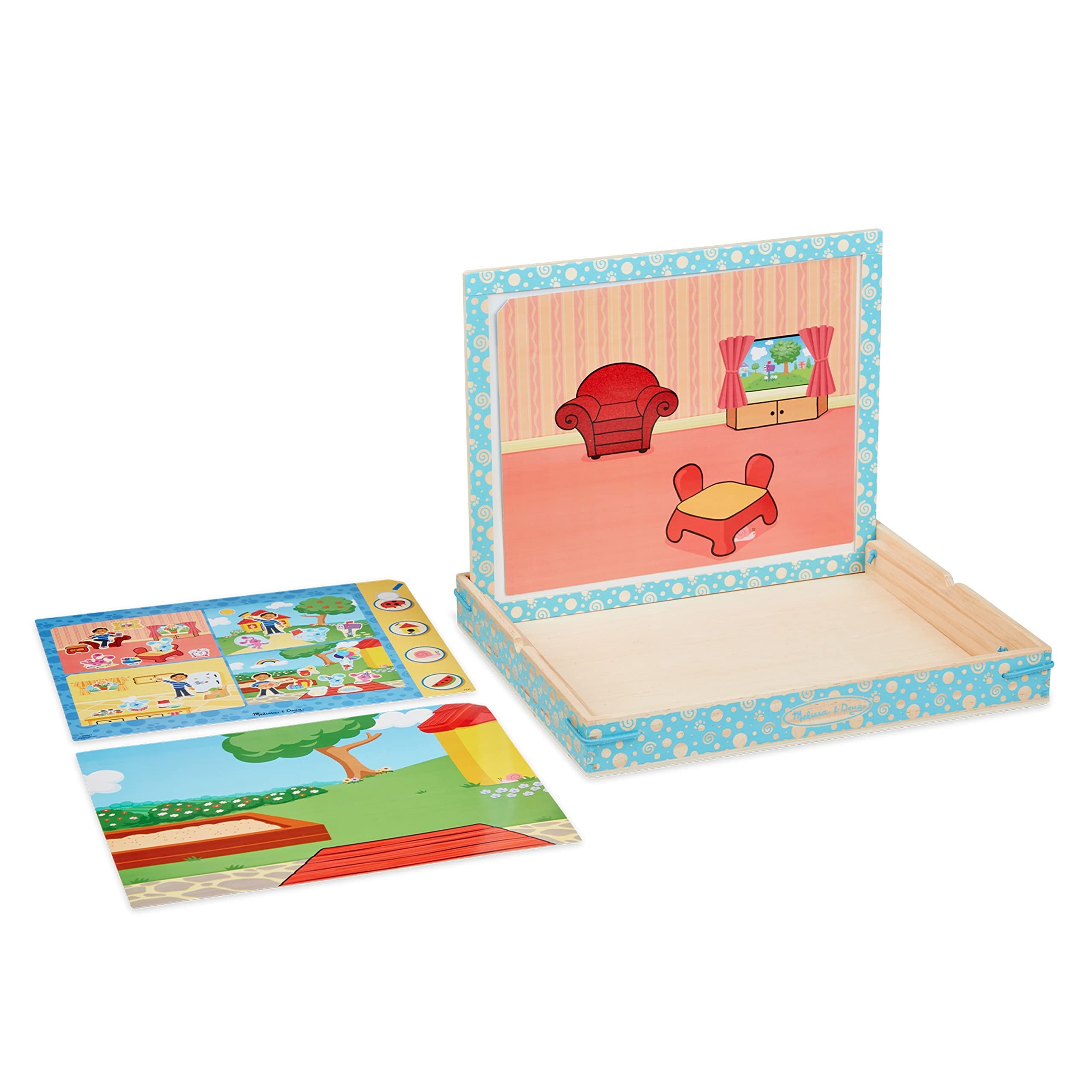 Melissa & Doug Blue's Clues & You! Wooden Magnetic Picture Game (48 Pieces)
