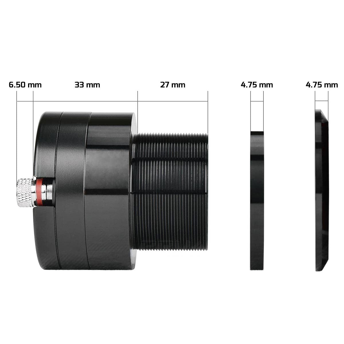 PRV AUDIO TW400Ti-Nd-4 Super Bullet Tweeter 120 Watts Max Power 4 Ohm Titanium Diaphragm 1 Inch Voice Coil 60 Watts RMS Neodymium Pro Audio High Frequency Driver (Single)