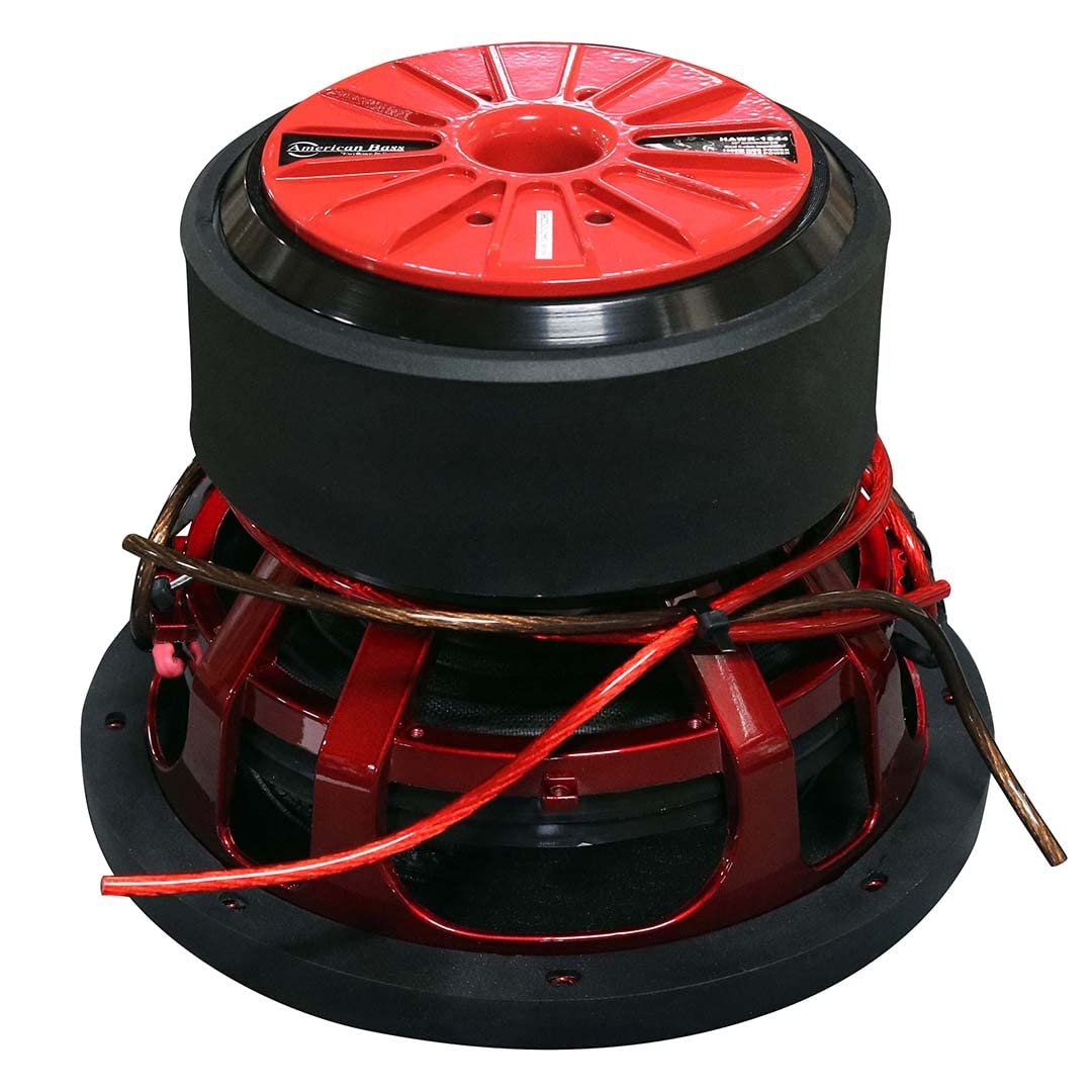 AMERICAN BASS Hawk 10 Inch Subwoofer 1500 Watt RMS and 3000 Watt Max Power, 4 Ohm Impedance, 200-oz Magnet, and 3-inch Voice Coil, Pack of 1