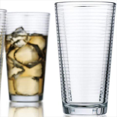 Home Essentials 328 Set of 4 Solar 17 Oz Highball Glasses