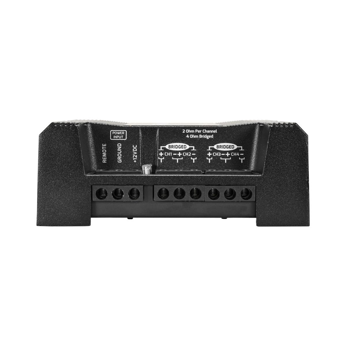 PRV Audio QS400.4 2 Ohm Mini Compact 4 Channel Car Audio Amplifier 4 x 100 Watts RMS at 2 Ohm - 400 Watt Amp Stereo 12 Volts Amp Class D Full Range Bridgeable