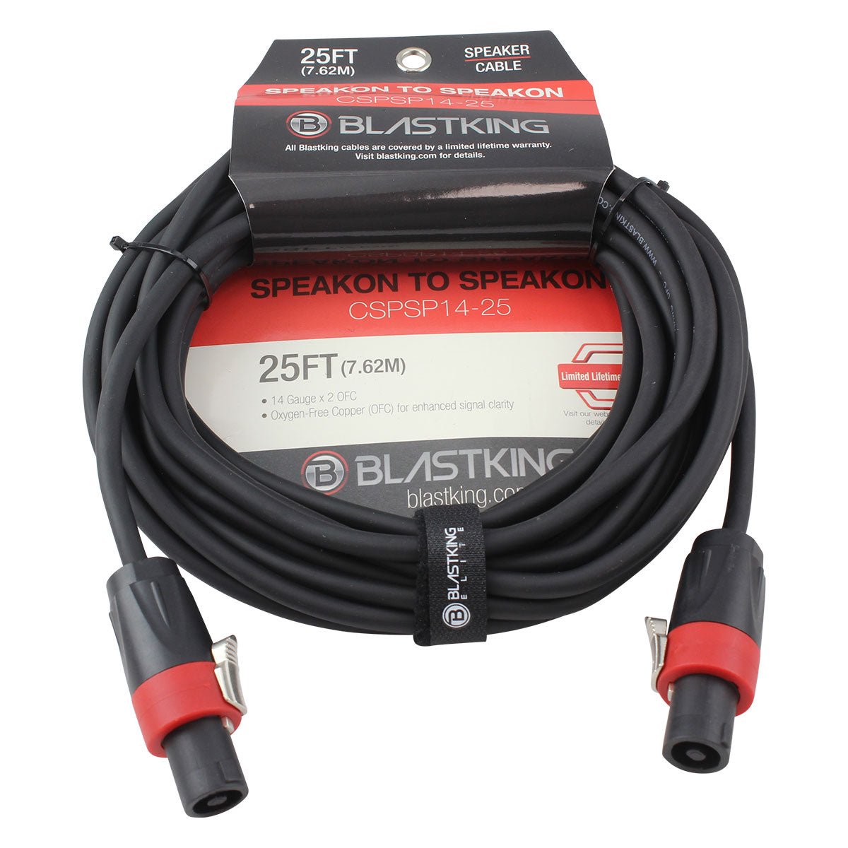 Blastking CSPSP14-25 Speakon to Speakon Cable 25 Ft