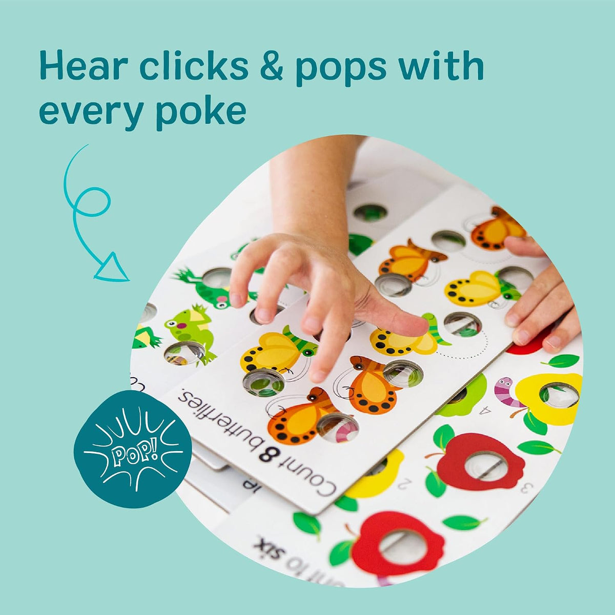 Melissa & Doug Poke-a-Dot Numbers Shapes Colors Flash Cards
