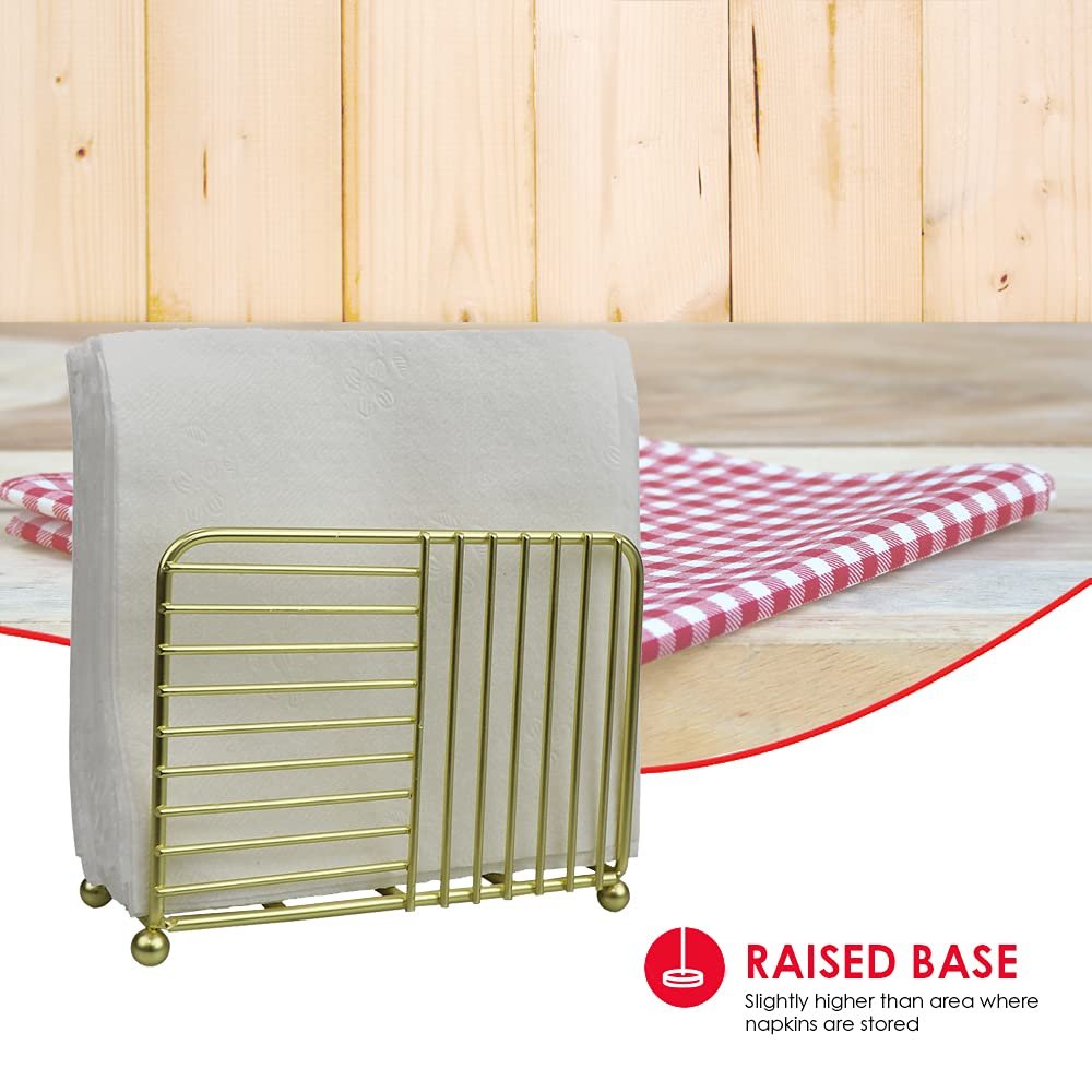 Home Basics Halo Heavy-Duty Free Standing Steel Napkin Holder (1)