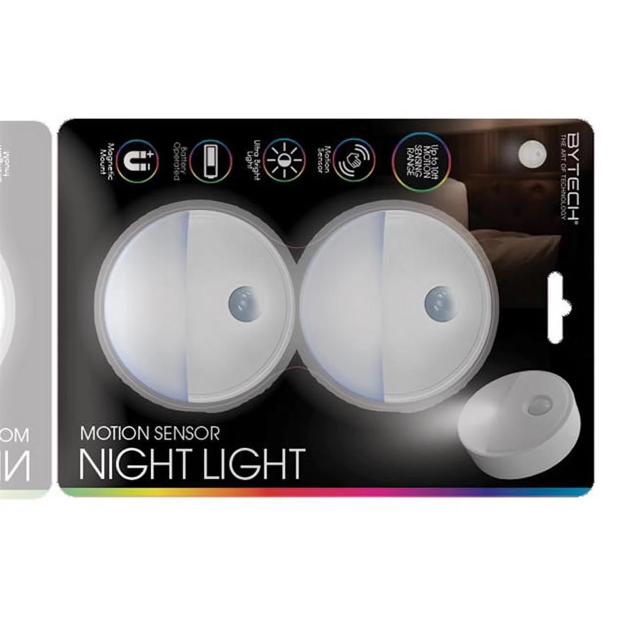 BYTECH BYMCMS101X2 BYTECH Motion Sensor Night Light (2PACK)