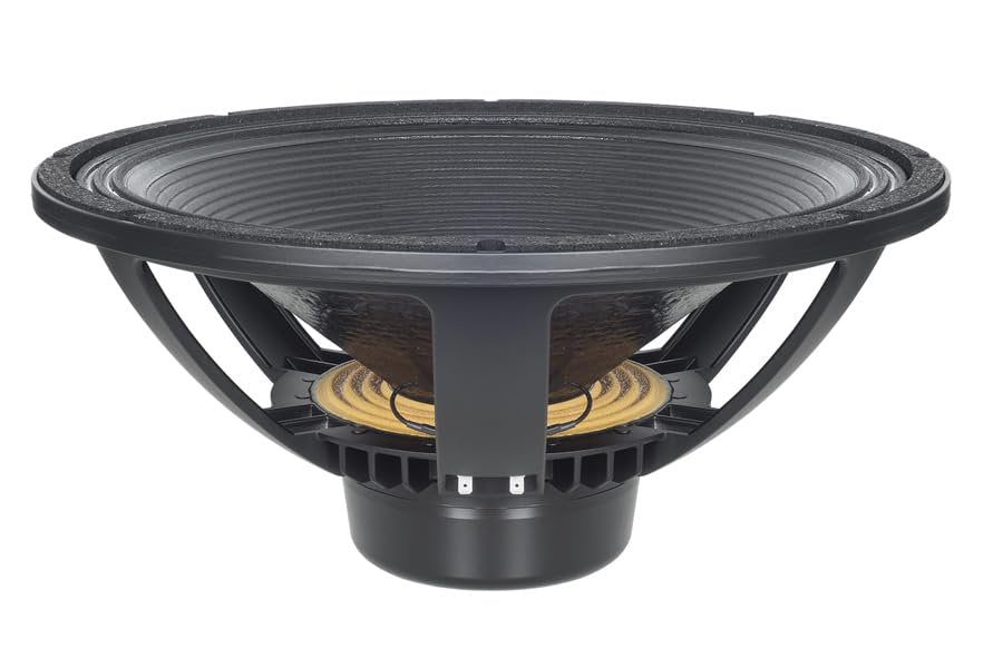 B&C Speakers 18NBX100 18-inch LF Drivers Woofer Cone TWP Waterproof Both Sides 4-inch Ventilated Copper Voice Coil Gap 1200 Wrms 2400 Watt Peak Pro Audio 8 Ohm