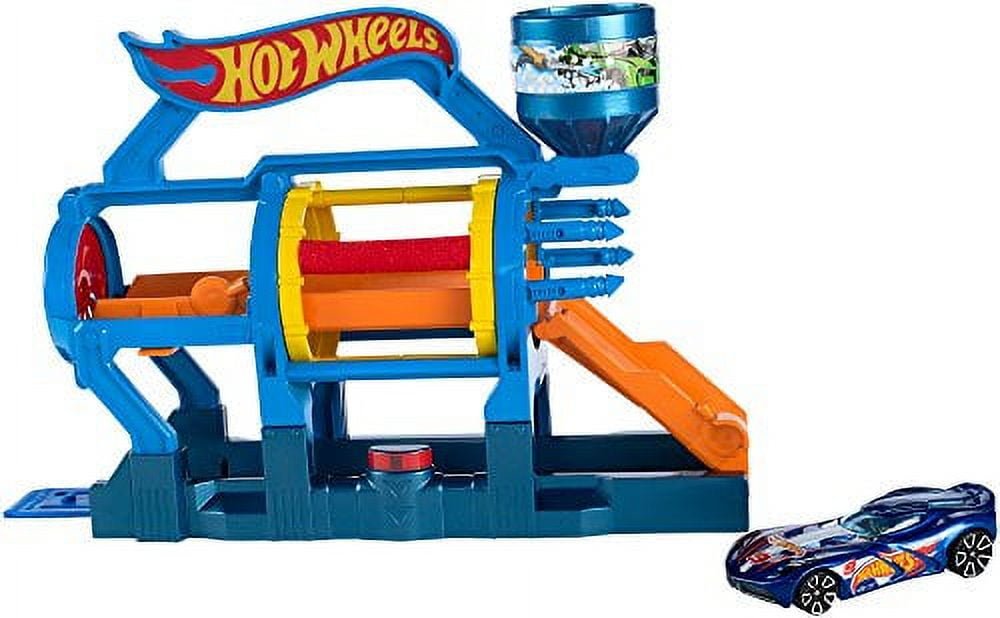 Hot Wheels Turbo Jet Car Wash Vehicle Playset