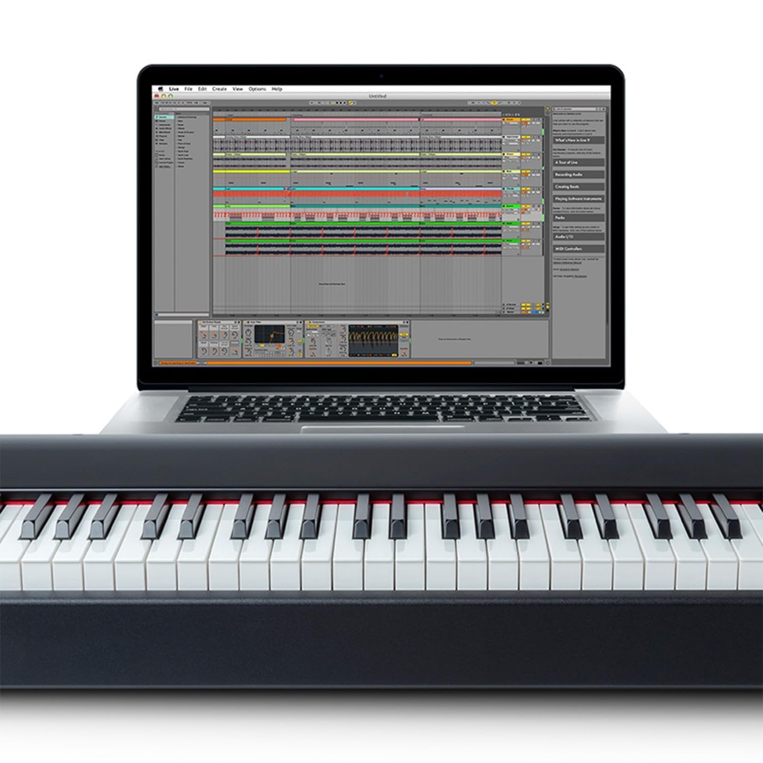 M-AUDIO Hammer 88 USB MIDI Keyboard Controller with 88 Hammer Action Piano Style Keys Including A Studio Grade Recording Software Suite