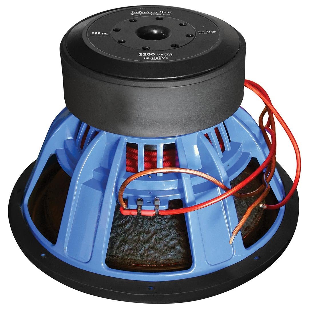American Bass HD 15" 1 Ohm 8000 Max Watts Car Subwoofer