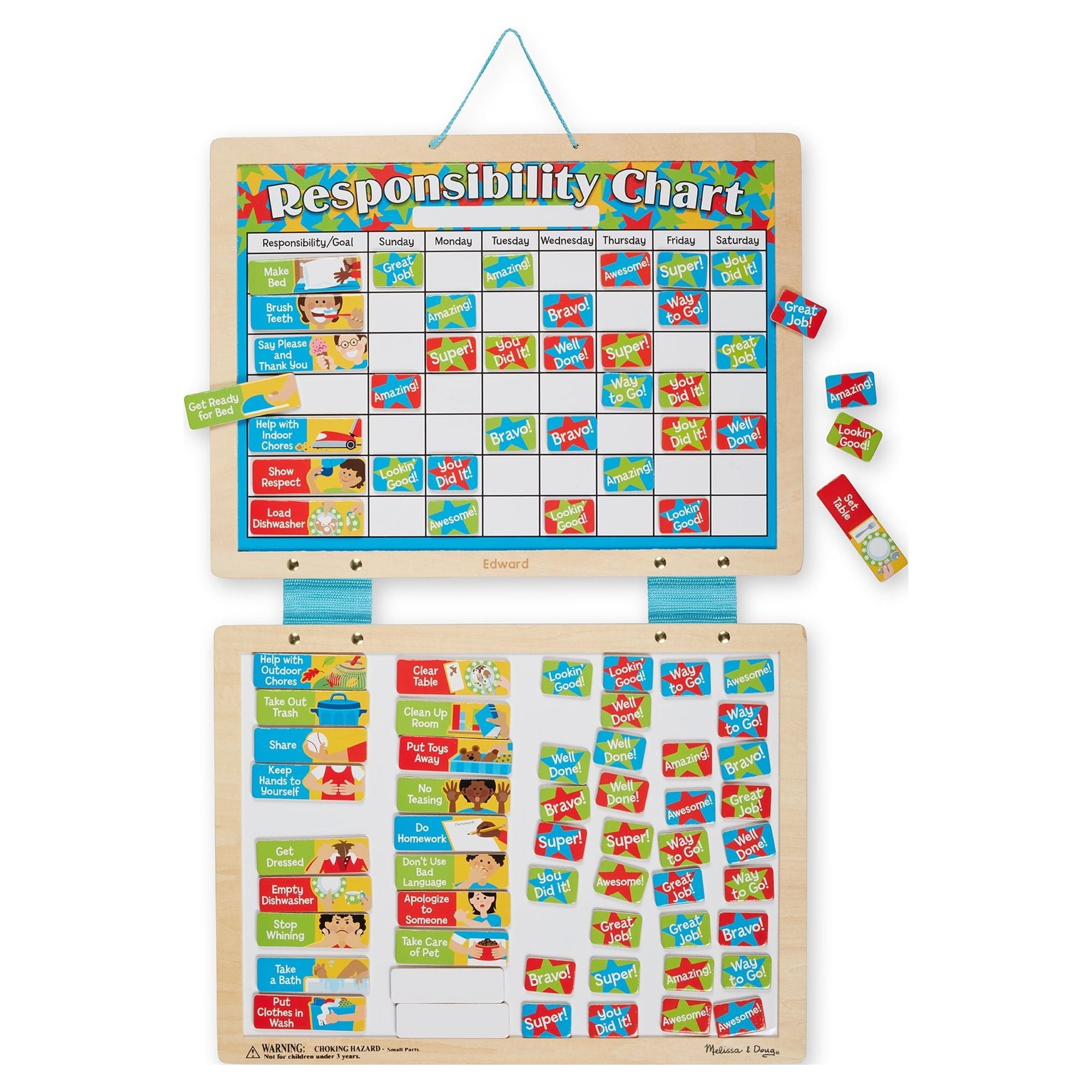 Melissa & Doug Magnetic Responsibility Chart