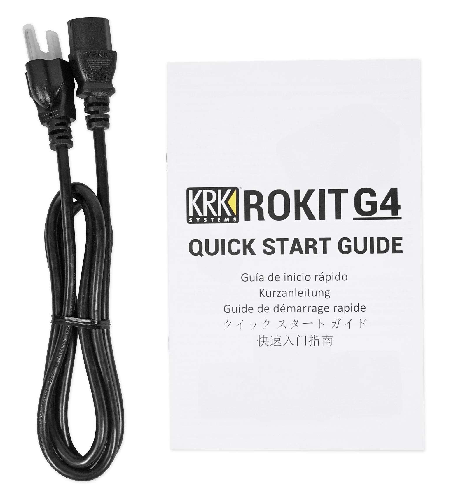 KRK RP8 Rokit 8 G4 Professional Bi-Amp 8" Powered Studio Monitor, Black (RP8G4)