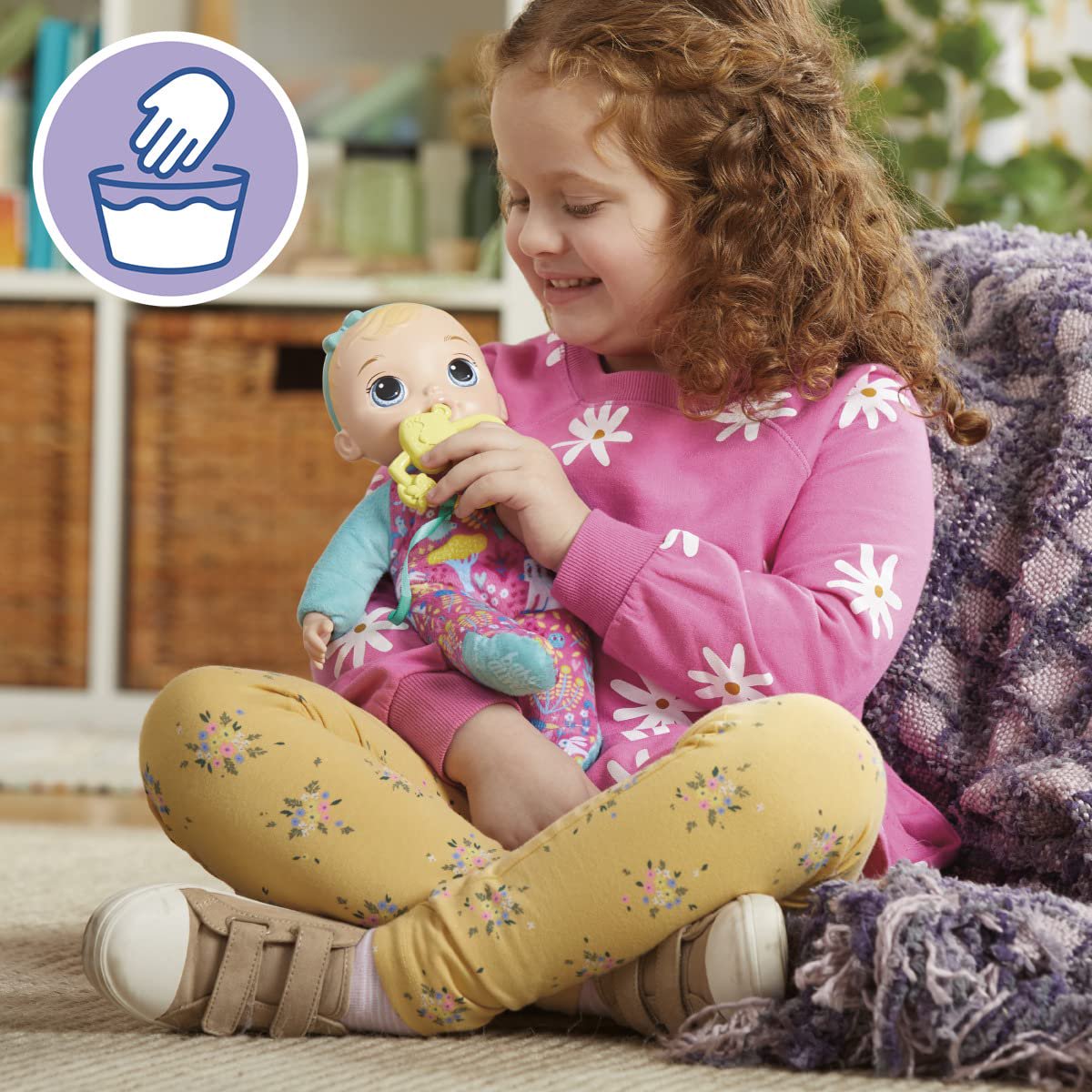 Baby Alive Soft ‘n Cute Doll, Blonde Hair, 11-Inch First Baby Dolls, Washable Soft Toys for Toddlers, Easter Gifts for Kids, 18 Months+