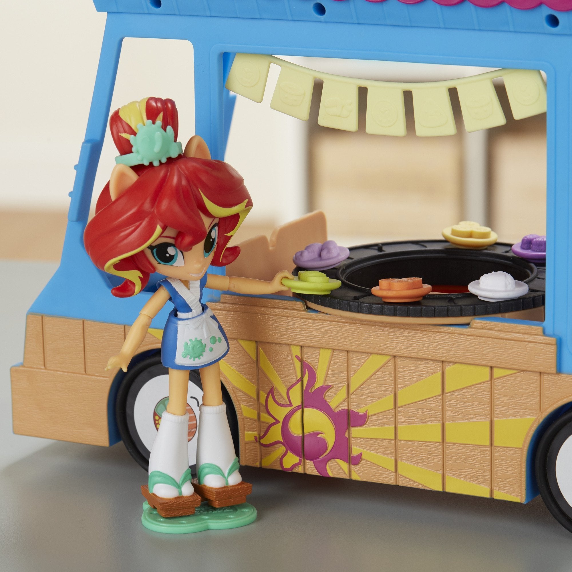 My Little Pony Eg Minis Sunset Shimmer Sushi Truck