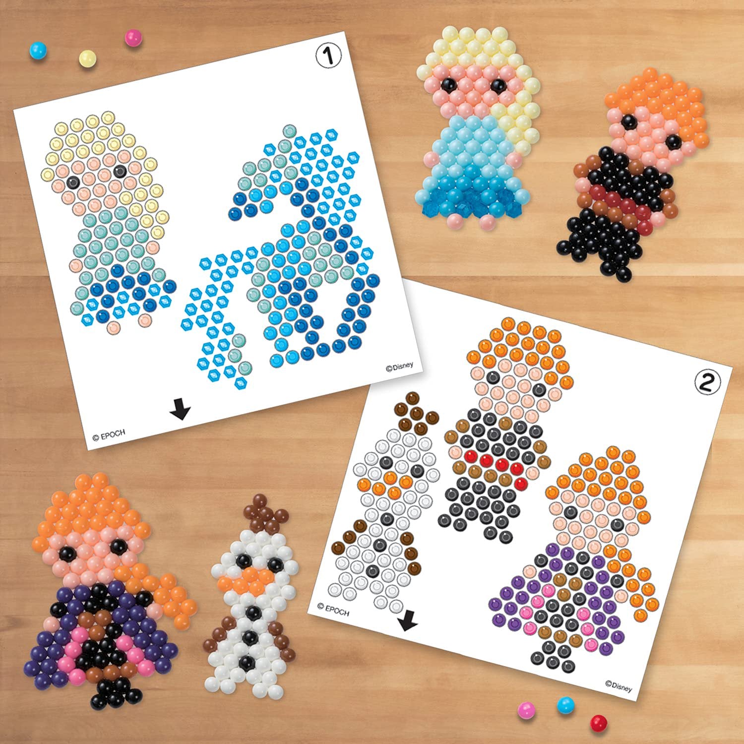 Aquabeads Disney Frozen 2 Character Set, Kids Crafts, Beads, Arts and Crafts, Complete Activity Kit for 4+