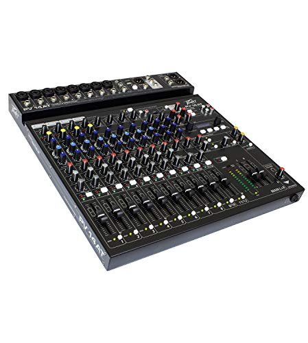 Peavey PV 14 AT 14 Channel Compact Mixer with Bluetooth and Antares Auto-Tune