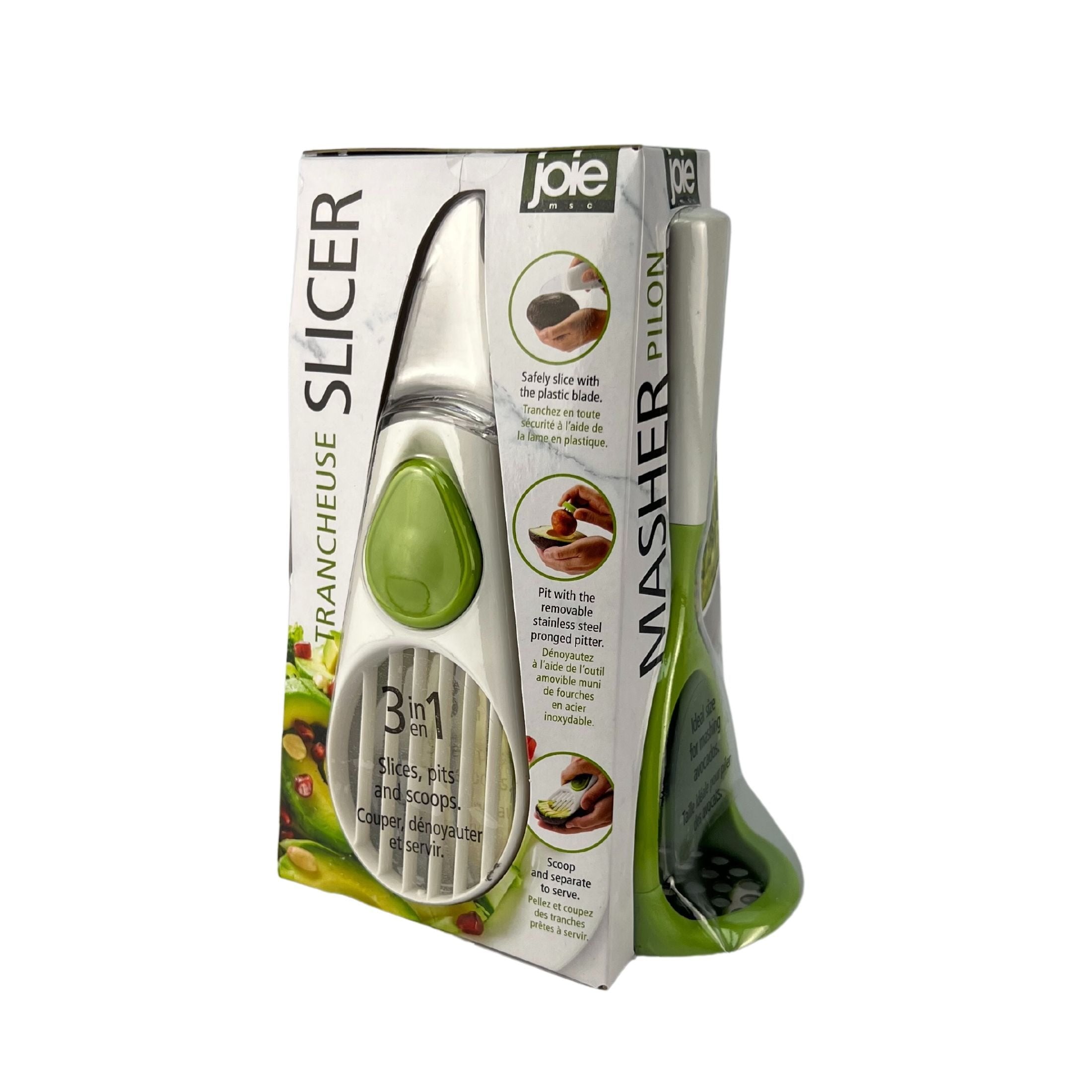Joie 3-in-1 Avocado Slices, Pits & Scoops Made of Plastic & Stainless Steel