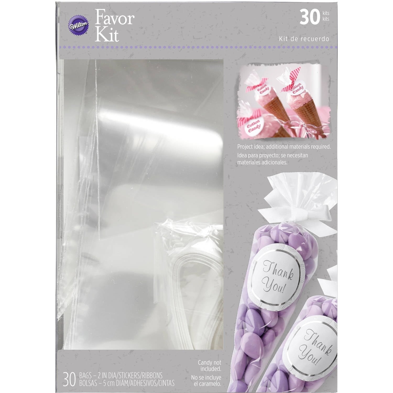 Wilton Wedding Favor Bag Kit, 30 Count