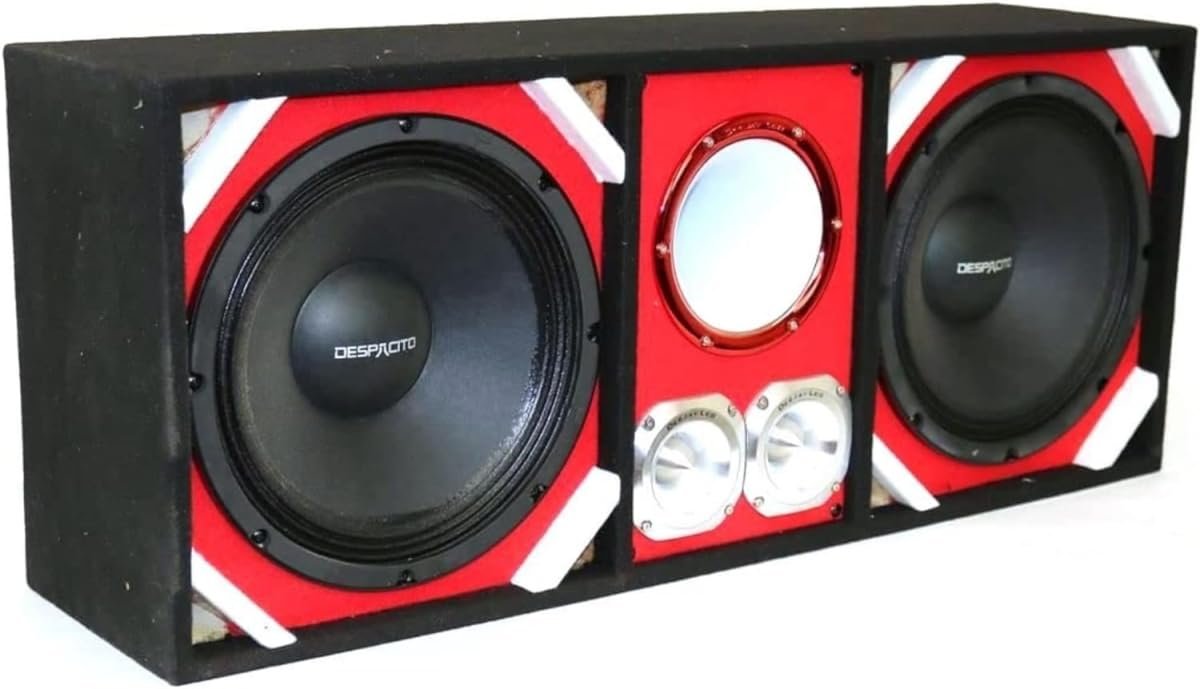 DEEJAY LED TBH12RED DEEJAYLED 2 12" Despacito Horn 2 TW Braz