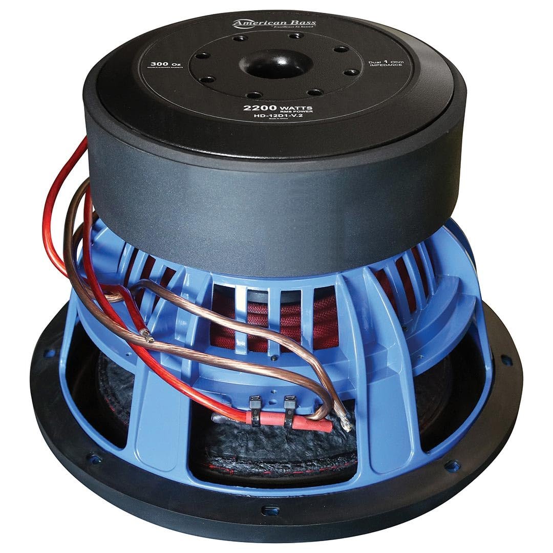 American Bass HD 12" 2 Ohm 8000 Max Watts Car Subwoofer