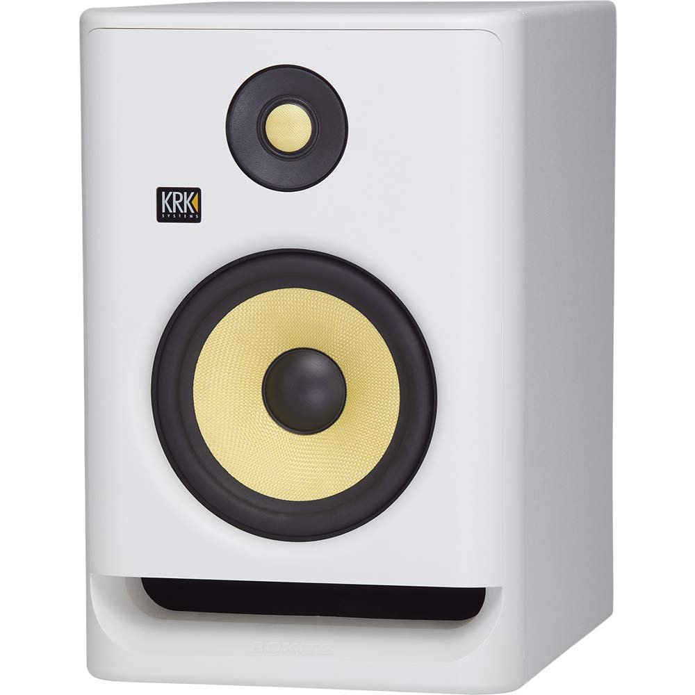KRK RP5 Rokit 5 G4 Professional Bi-Amp 5" Powered Studio Monitor, White Noise