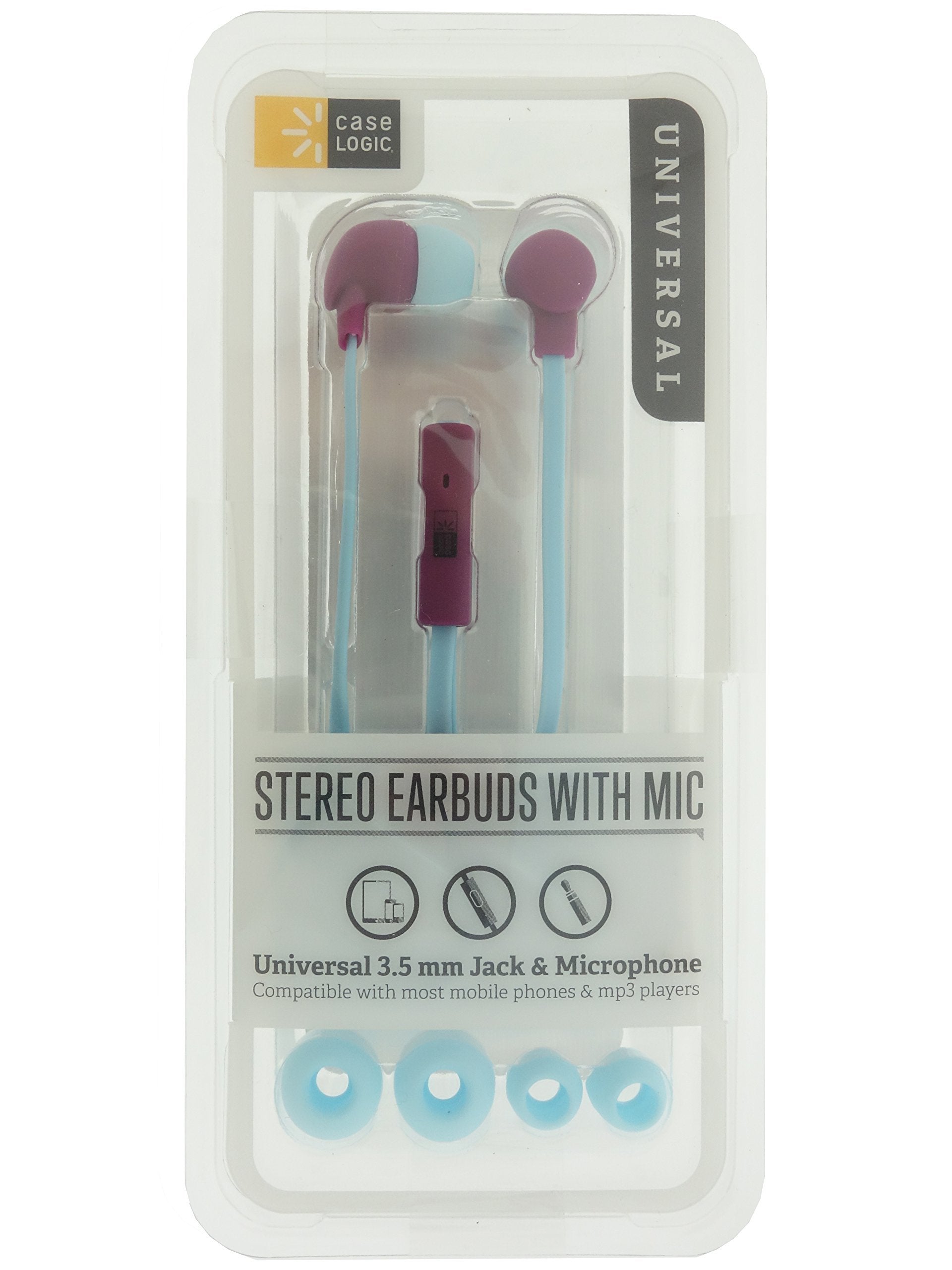 Case Logic BYTECH Stereo Earbuds Blue