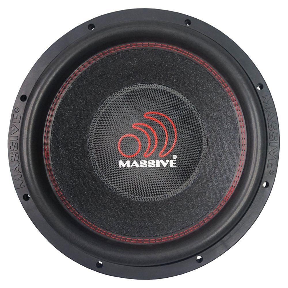 Massive Audio 15" 3000W Subwoofer RMS 6000W Max Dual 2 OHM 4" V.C. HIPPOXL152R