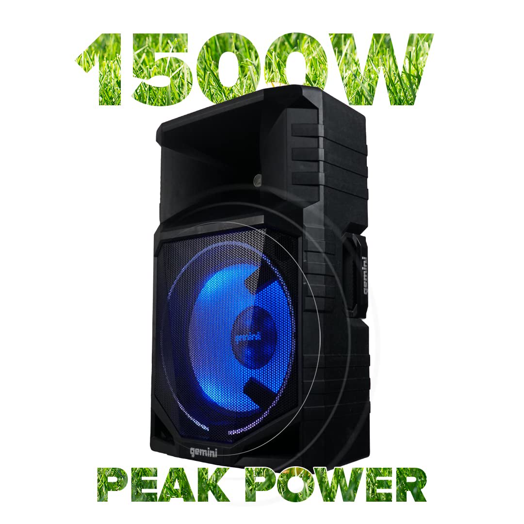 Gemini GSWT1500PK Gemini IPX4 Certified,SPLASHPROOF,15" PA
