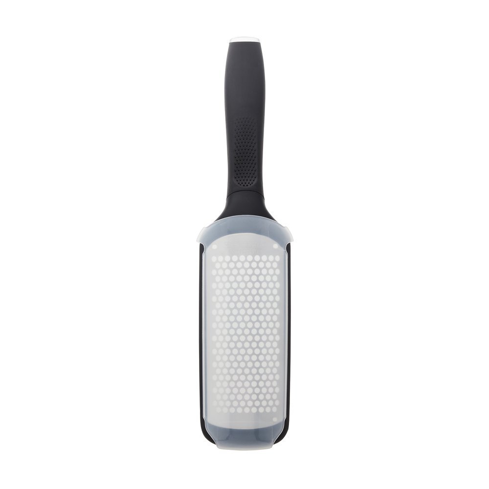 Sabatier West Blade Bi-Directional Handheld Manual Stainless Steel Citrus Zester with Patented Grating Technology, 12-Inch, Black