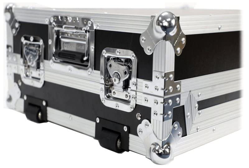 DEEJAY LED Numark NS7III Digital Controller Fly Drive Case w/Wheels & Laptop Shelf - TBHNS7IIILTWHHEL
