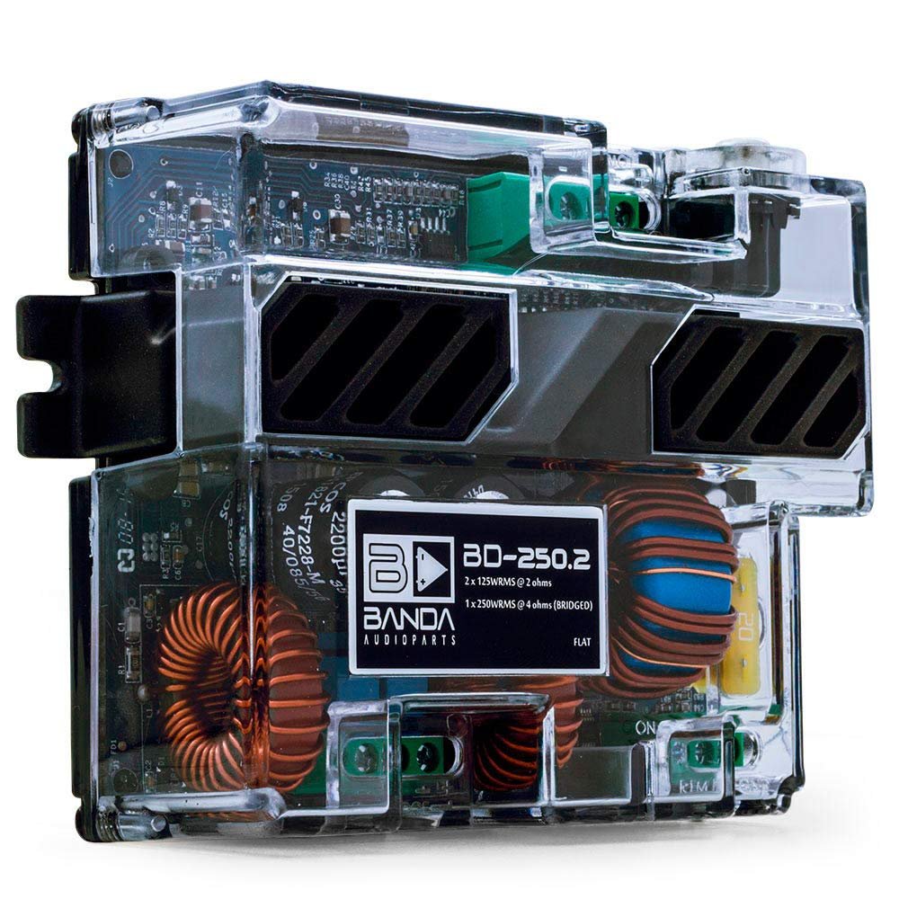 Banda BD 250.2 Channel 250 Watts RMS 2 Ohm Car Amplifier