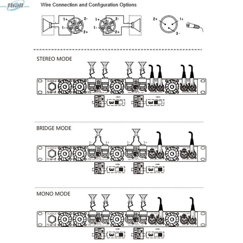 ADMARK AD-430 Amp Pro High Power Audio Class-D Power Amplifier 4 x 5000 Watts @ 4-Ohms Per Channel with Dual Digital Signal LEDs 1 U Rack Mount