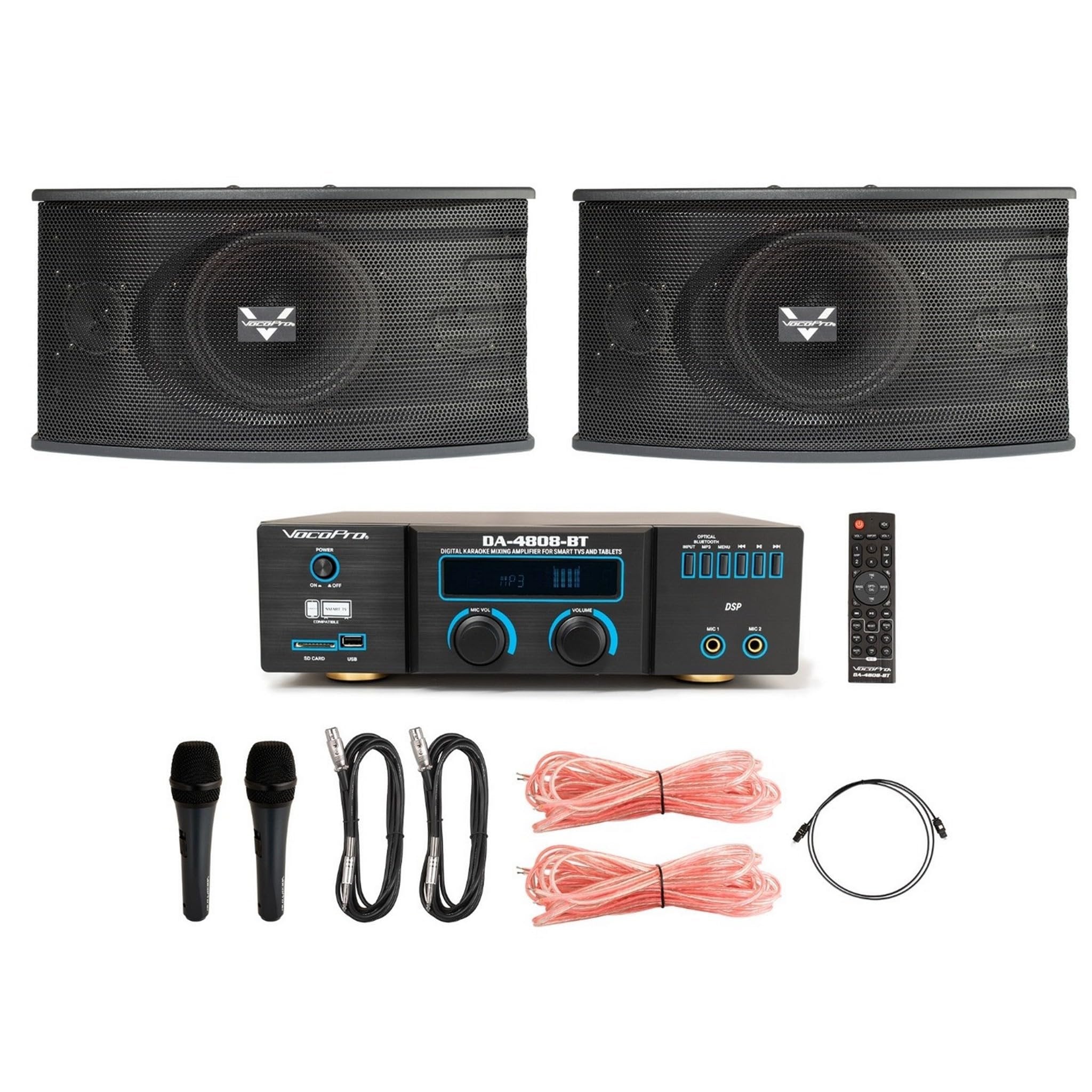 Vocopro SAP4808 250w Speaker,amplifier,mic Syst