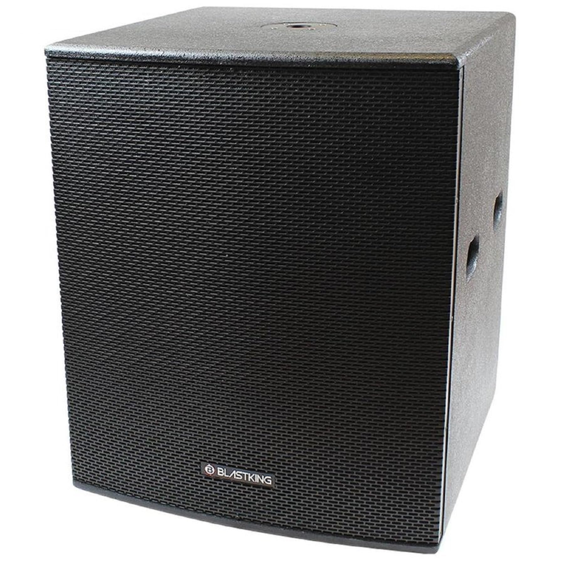Blastking BPS18II 18-inch BPS Series Powered Subwoofer 4 Ohm 1200 Watts Amplifier Portable PA & Near Field Applications with 3" Voice Coil