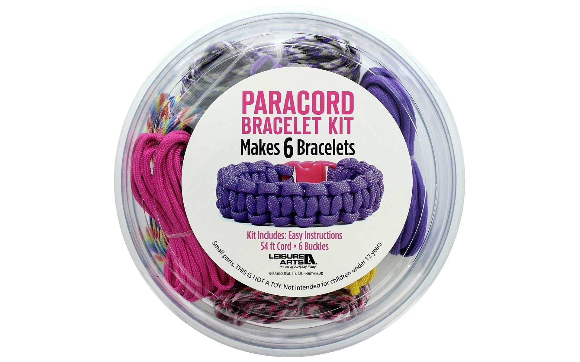 Leisure Arts LEA46965 Kit Paracord Bracelet Girl