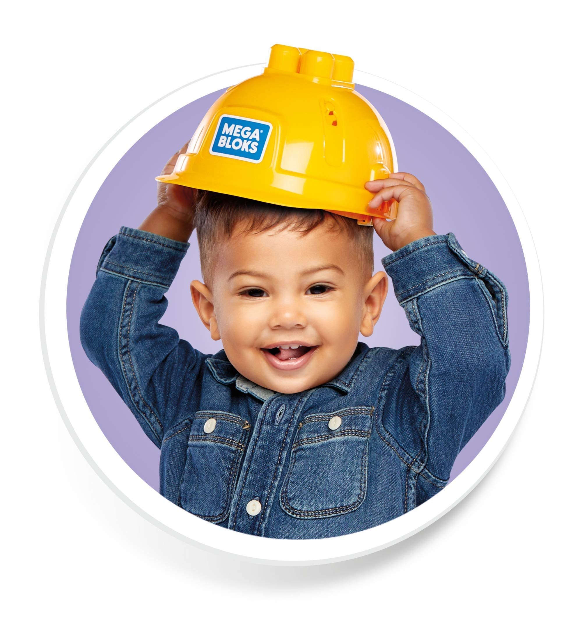Mega Bloks Lil’ Building Toolkit Preschool Building Set with Hammer