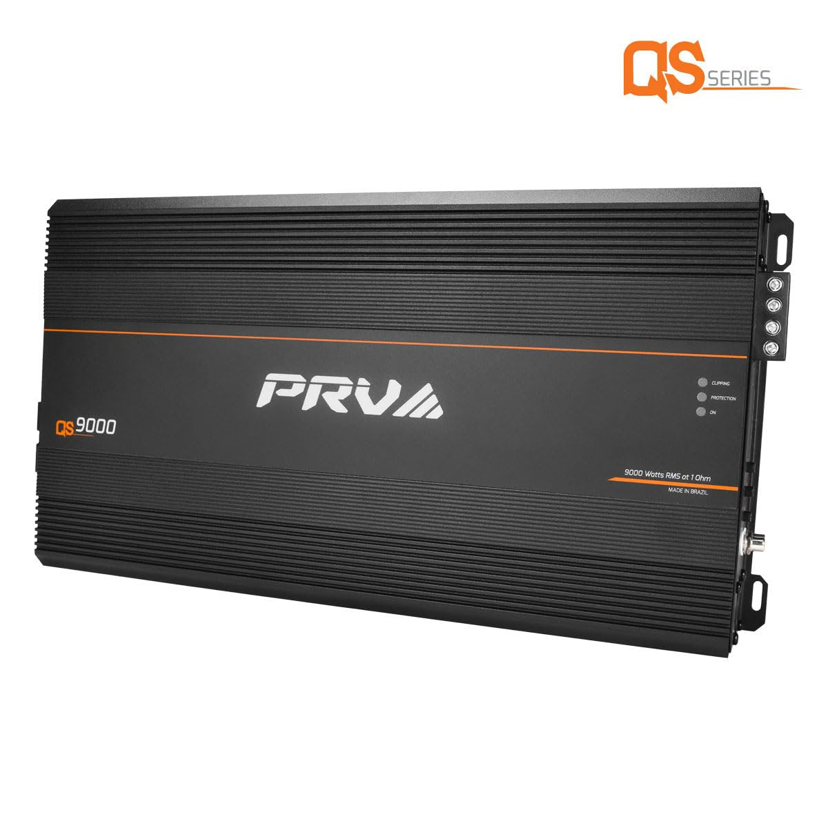 PRV Audio QS9000.1 QS Series Full Range Amplifier Compact 1 Channel Pro Loudspeakers Car Audio Amp 9000 Watts RMS at 1 Ohm