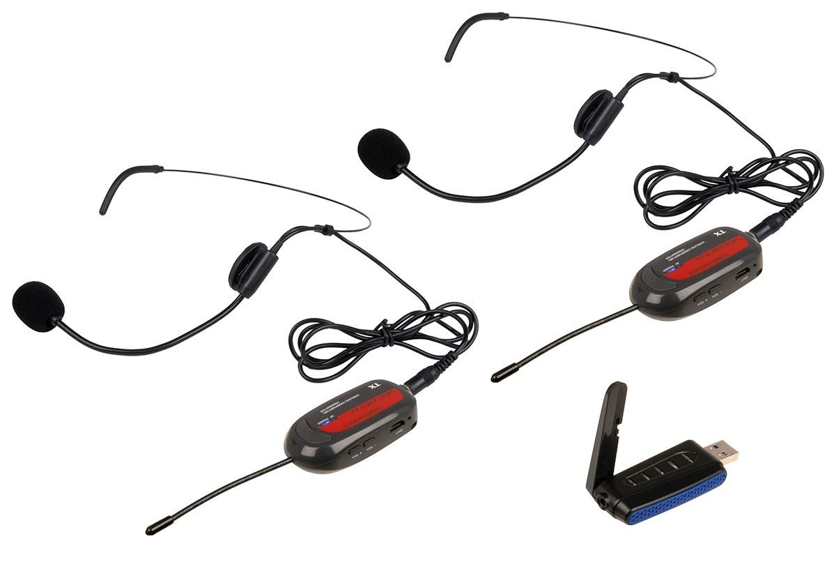 VocoPro Two-Channel Digital UHF Wireless System