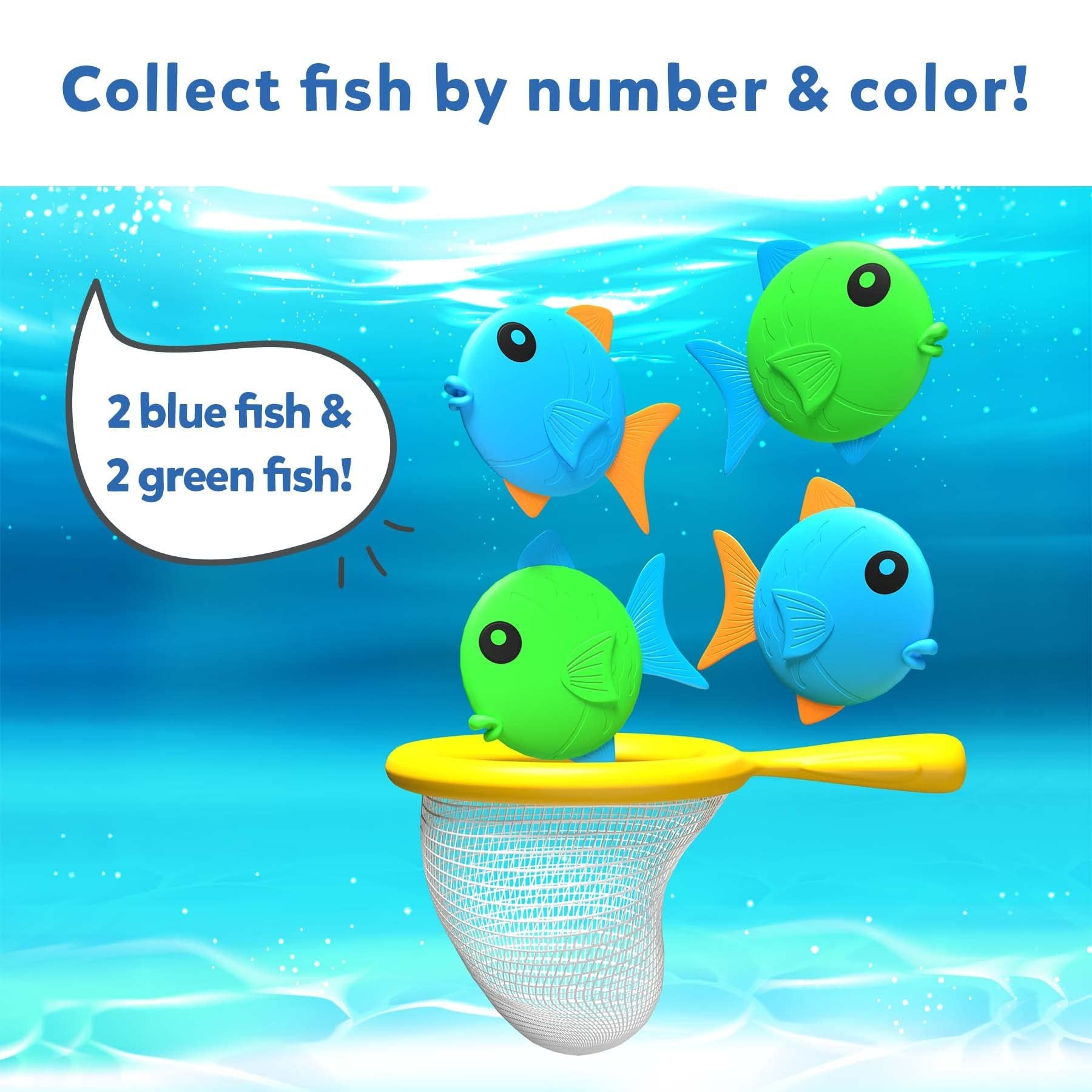 Skillmatics Outdoor & Bath Toys - Let's Fish, Fishing Game, Toddler Toys, Learn Colors & Counting, Pool Toys for Kids, Gifts for Boys & Girls Ages 3, 4, 5, 6