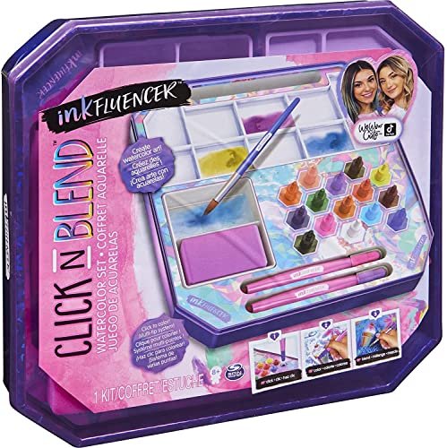 inkFLUENCER We Wear Cute Click N Blend Watercolor Set w/ 15 Color Tips