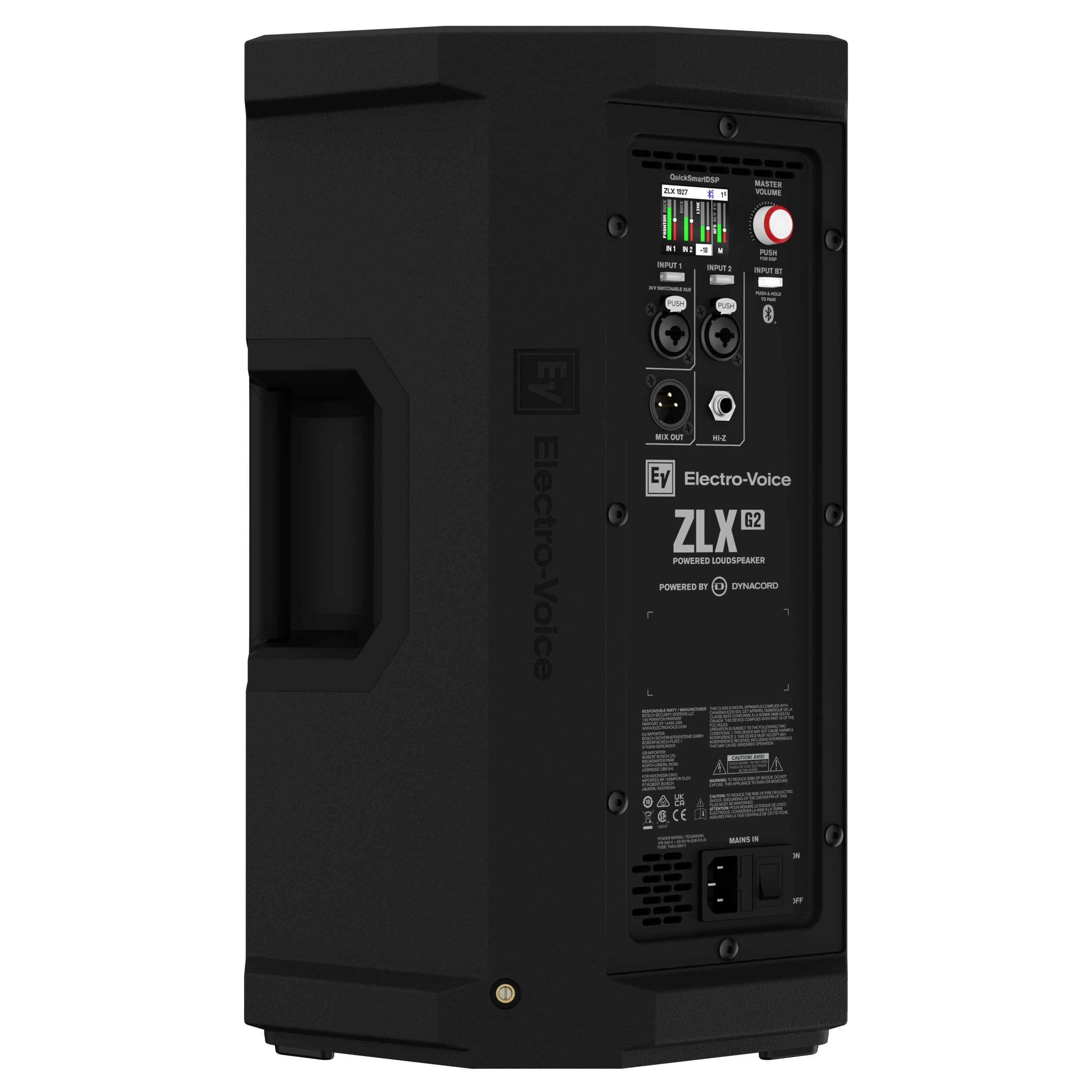 Electro Voice ZLX-8P-G2 8-Inch 2-Way Powered Loudspeaker with Bluetooth (Black)