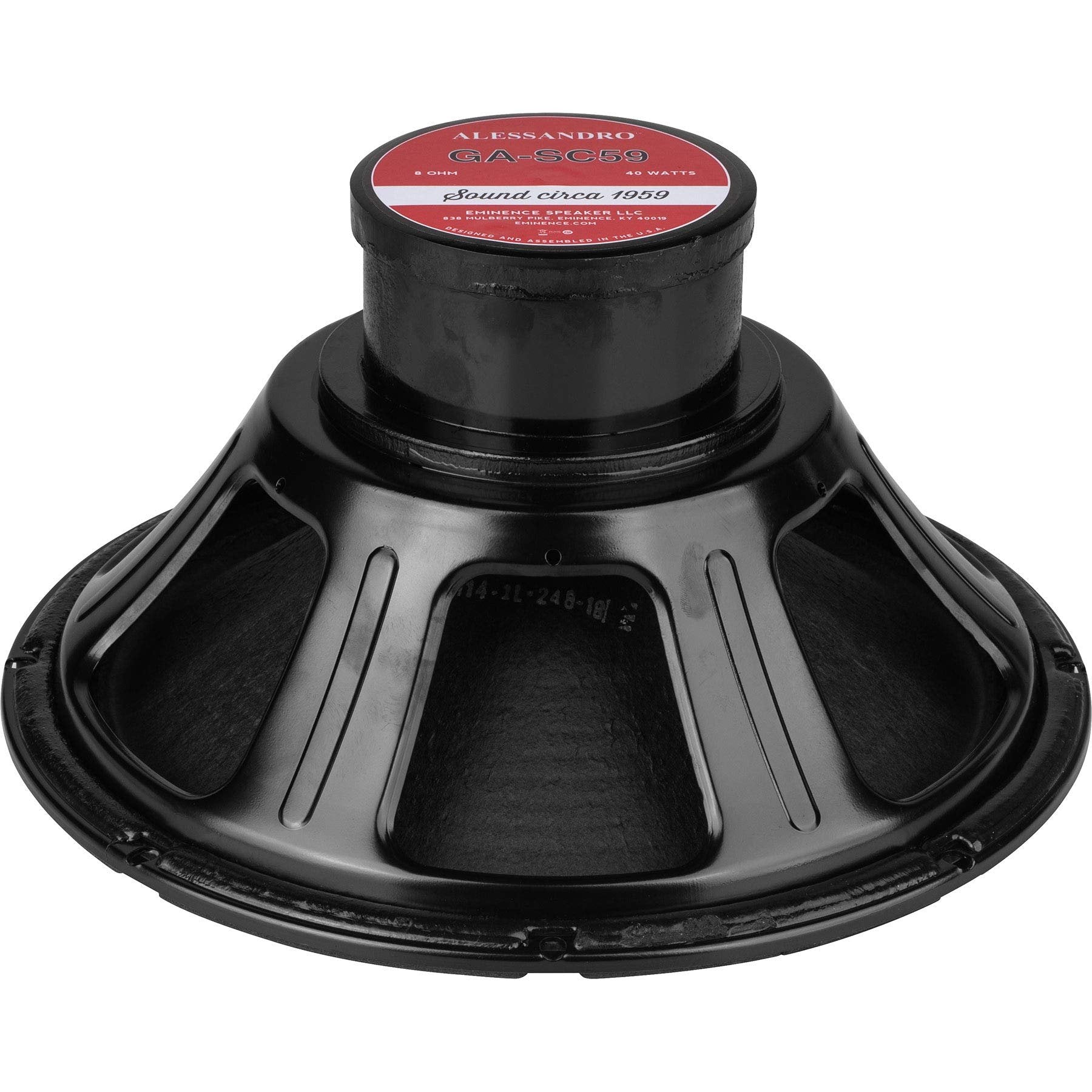 Eminence 12" Guitar Speaker – 60W Alnico Vintage Tone Driver with Tweed-Style Sound – Bright 12in Speaker with Chime and Warmth for Blues, Country, and Rock – Ideal for Combo Amps and Cabinets