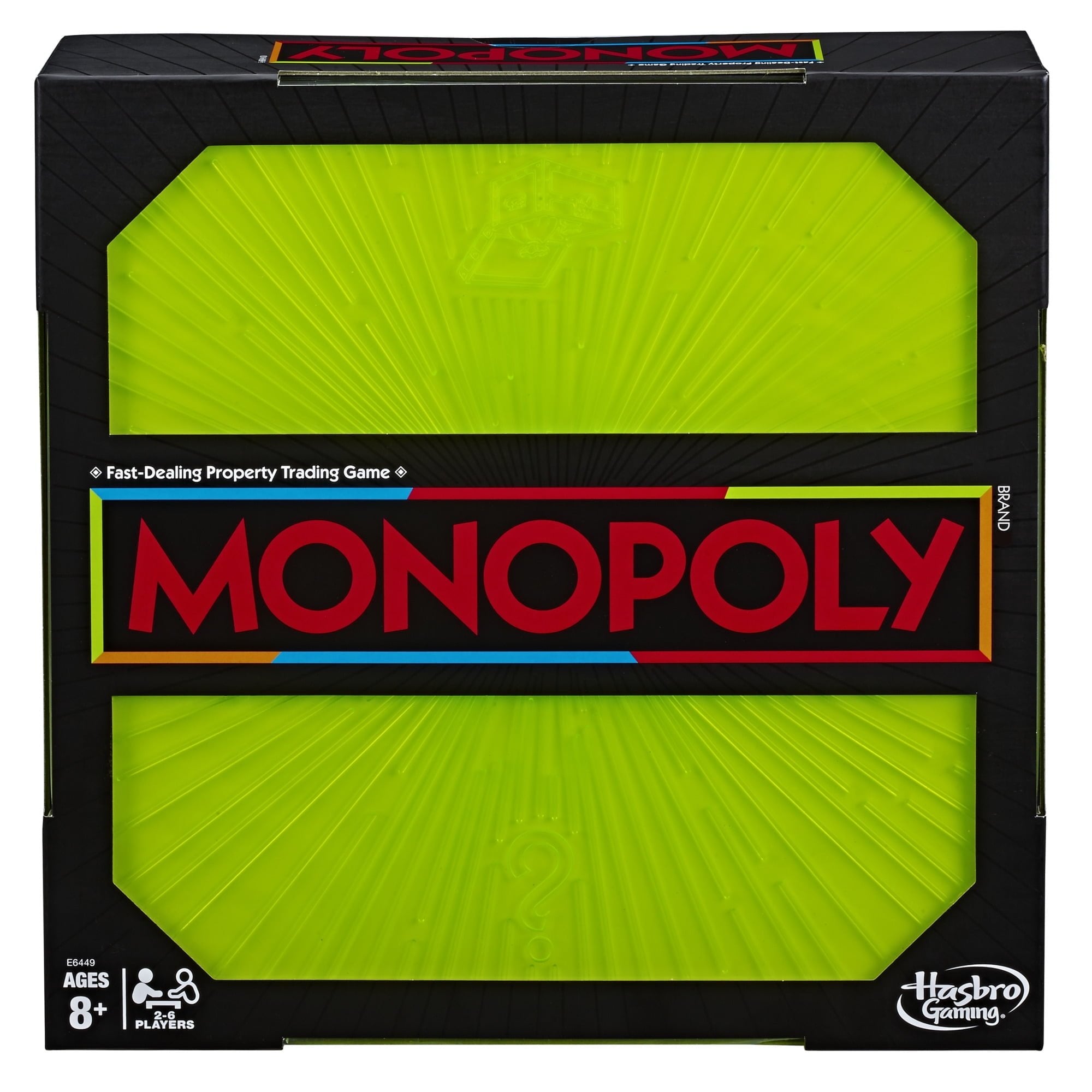 Monopoly Neon Pop Board Game for Kids Ages 8 and Up For 2-6 Players