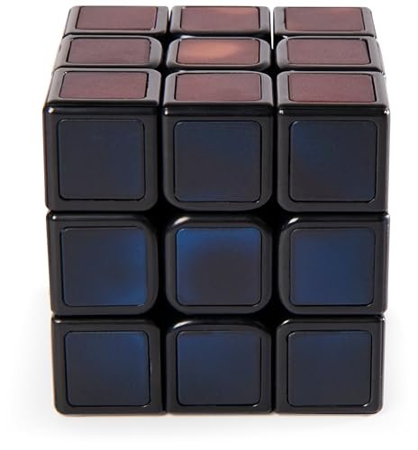 Rubik’s Cube, Phantom, 3x3 Cube Advanced Technology Difficult 3D Puzzle Travel Game Stress Relief Fidget Toy Activity Cube for Adults & Kids Ages 8+