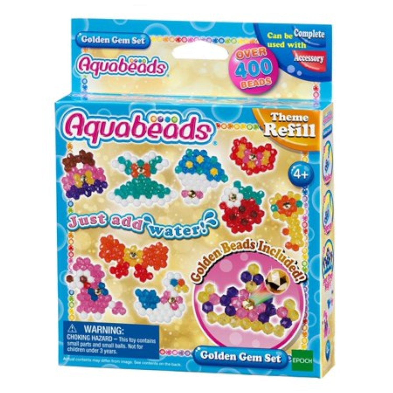 Aquabeads Golden Gem Set Theme Arts & Crafts Refill
