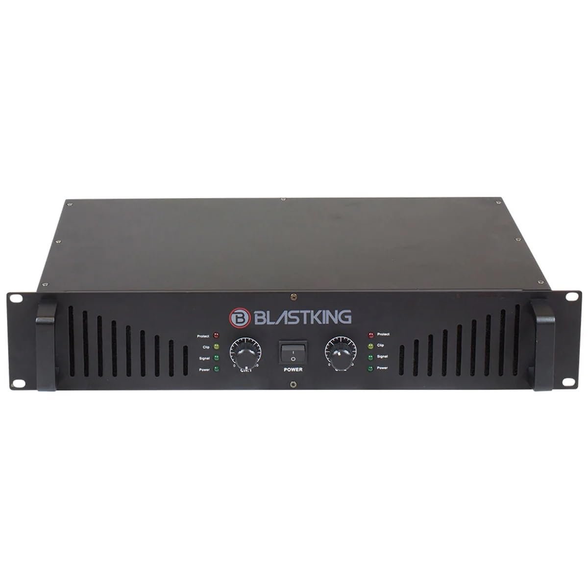 Blastking DP4000 Amplifier 4000 Watts 2 Channel Reliable Versatile Pro Audio Equipment Self Protection Mode Against Overload Over Heat Short Circuit