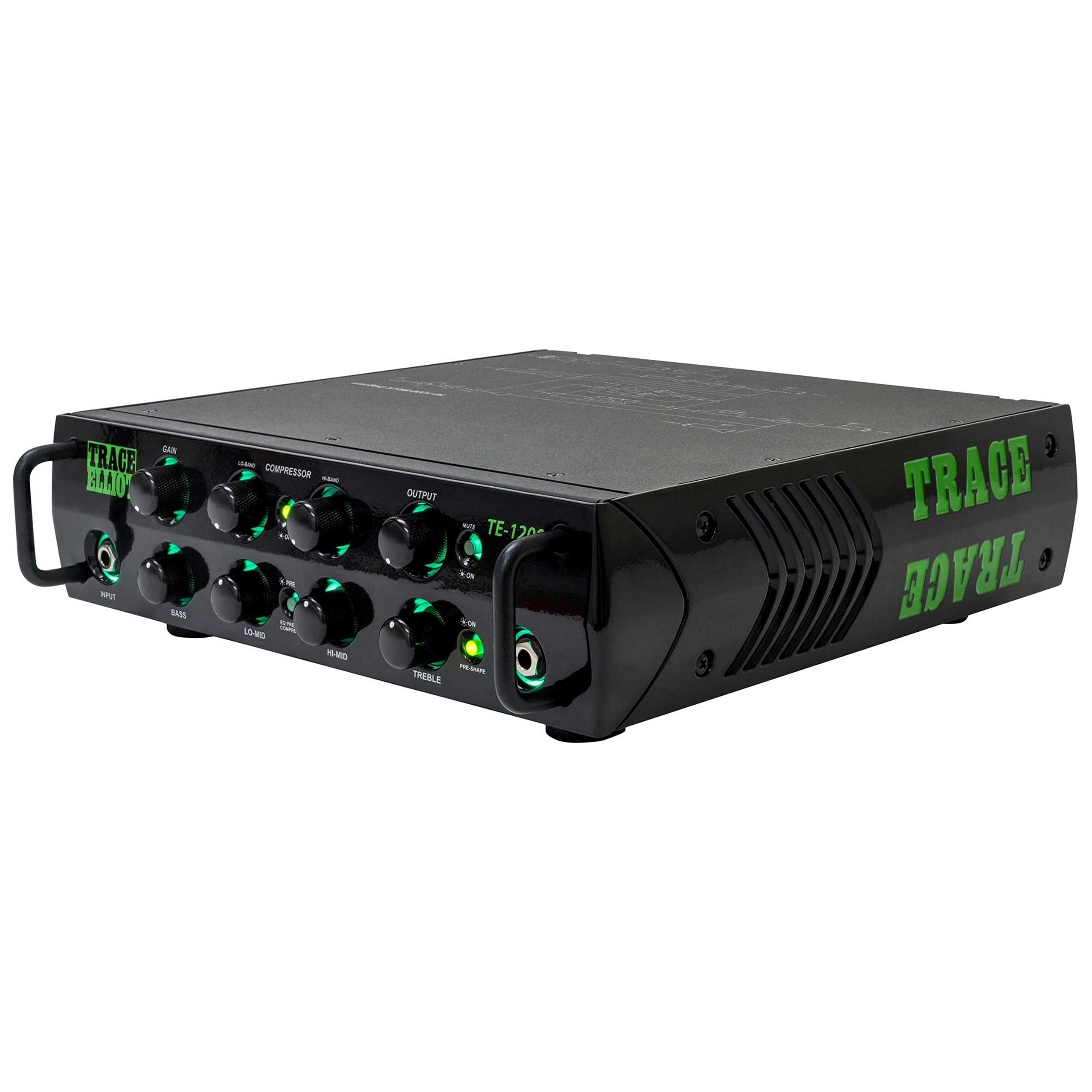 PEAVEY 03618570 Trace Elliot TE-1200 Bass Amplifier Head Portable Compact Amplifiers 1200-Watt RMS, 4 Band EQ PRO Amplification - TE1200