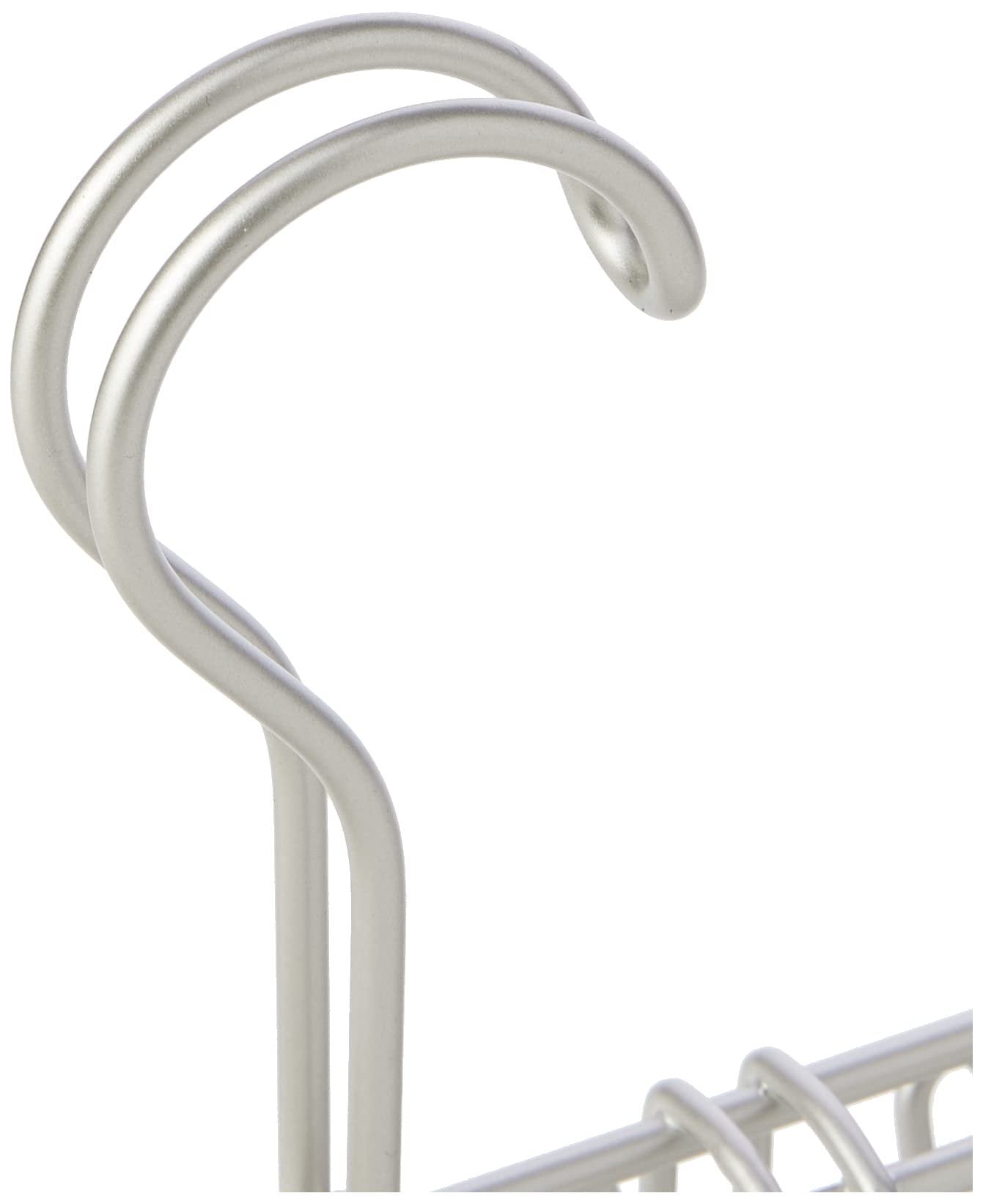 iDesign Classico Closet Organizer Rack for Ties, Belts - 14 Hooks, Satin