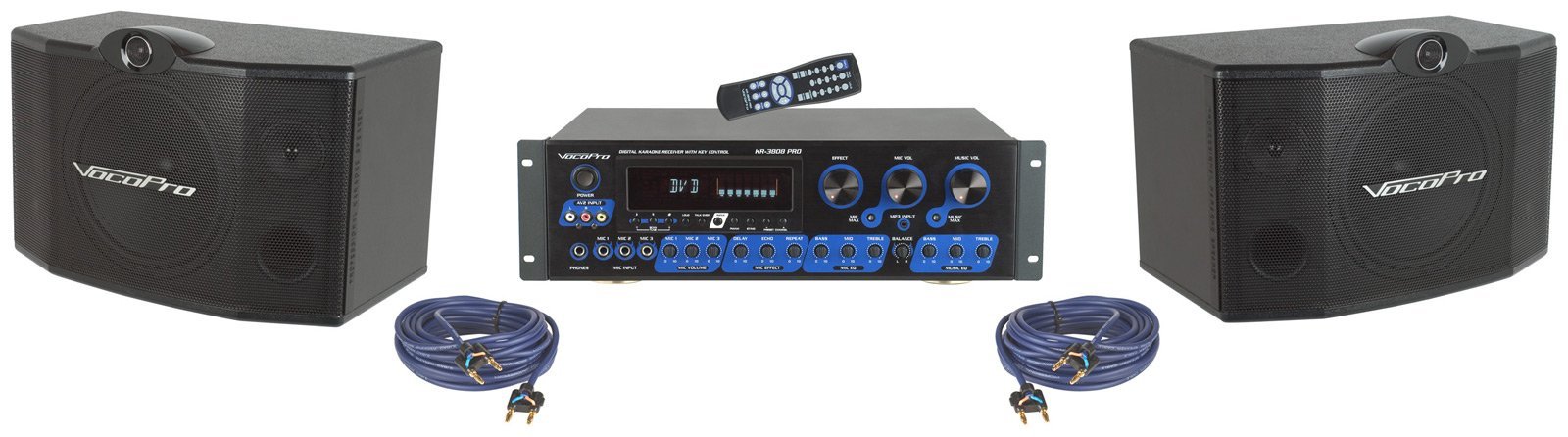 VocoPro Karaoke System, 21.00 x 21.00 x 23.00 (KRS3)