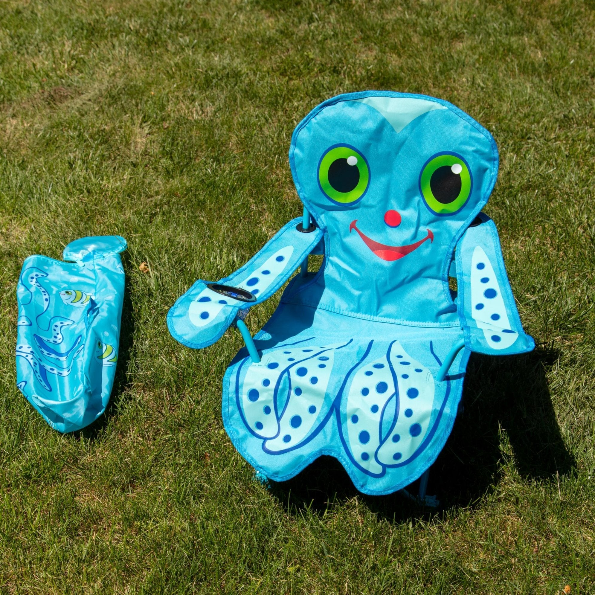 Melissa & Doug Sunny Patch Flex Octopus Folding Beach Chair for Kids